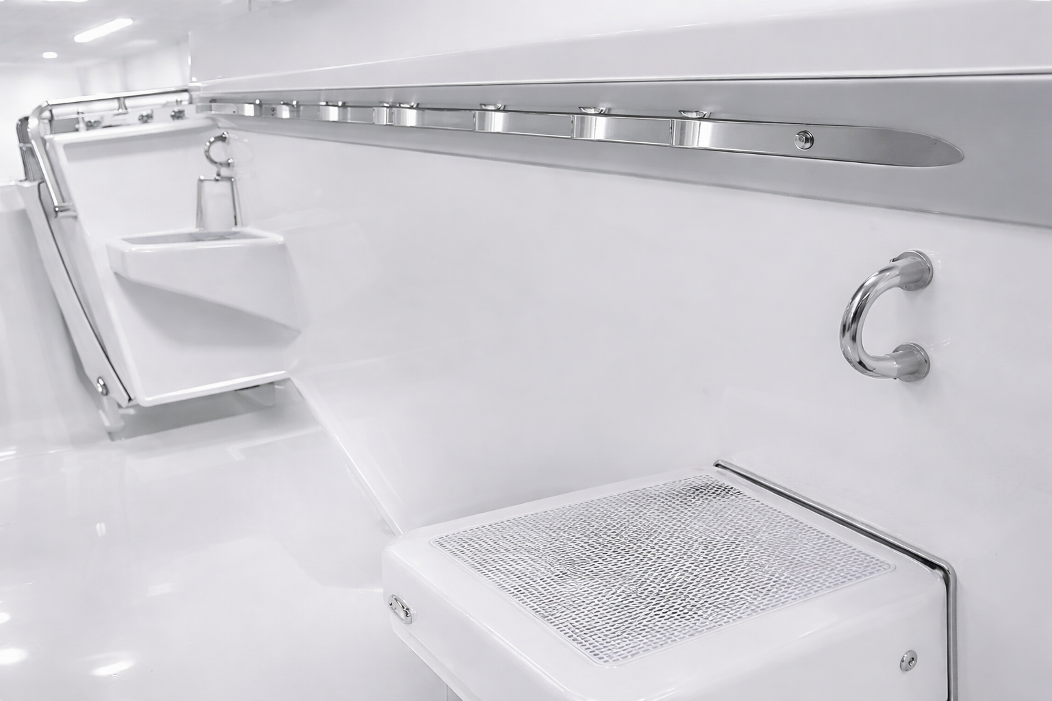 panga fishing boat open deck